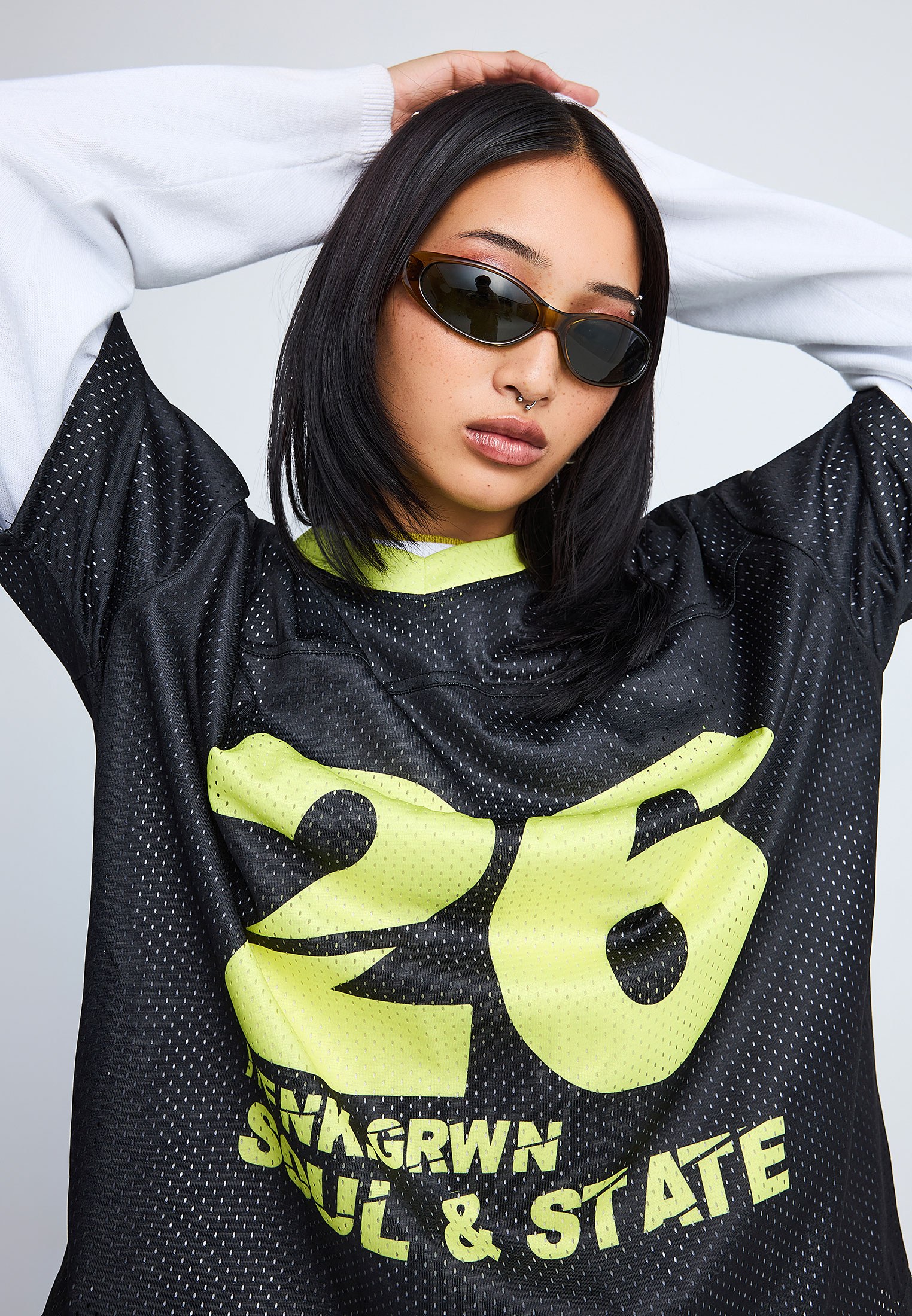 FNK.GRWN oversized mesh t-shirt Soul & State //26