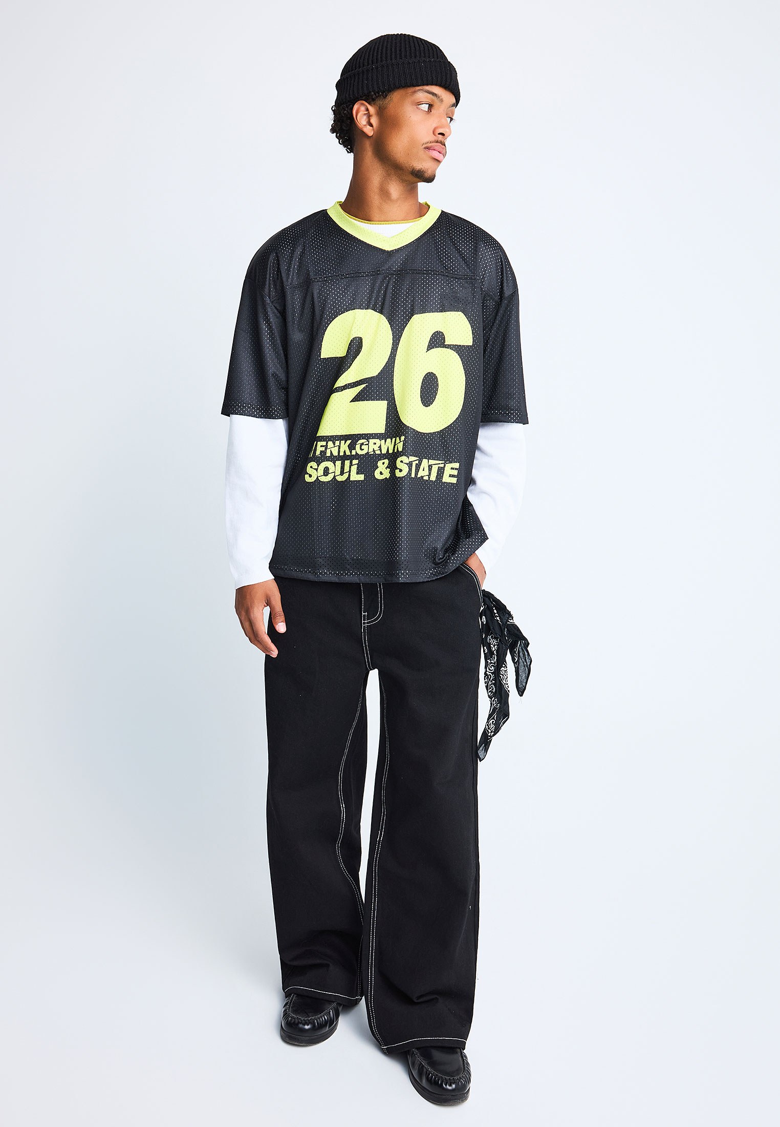 FNK.GRWN oversized mesh t-shirt Soul & State //26