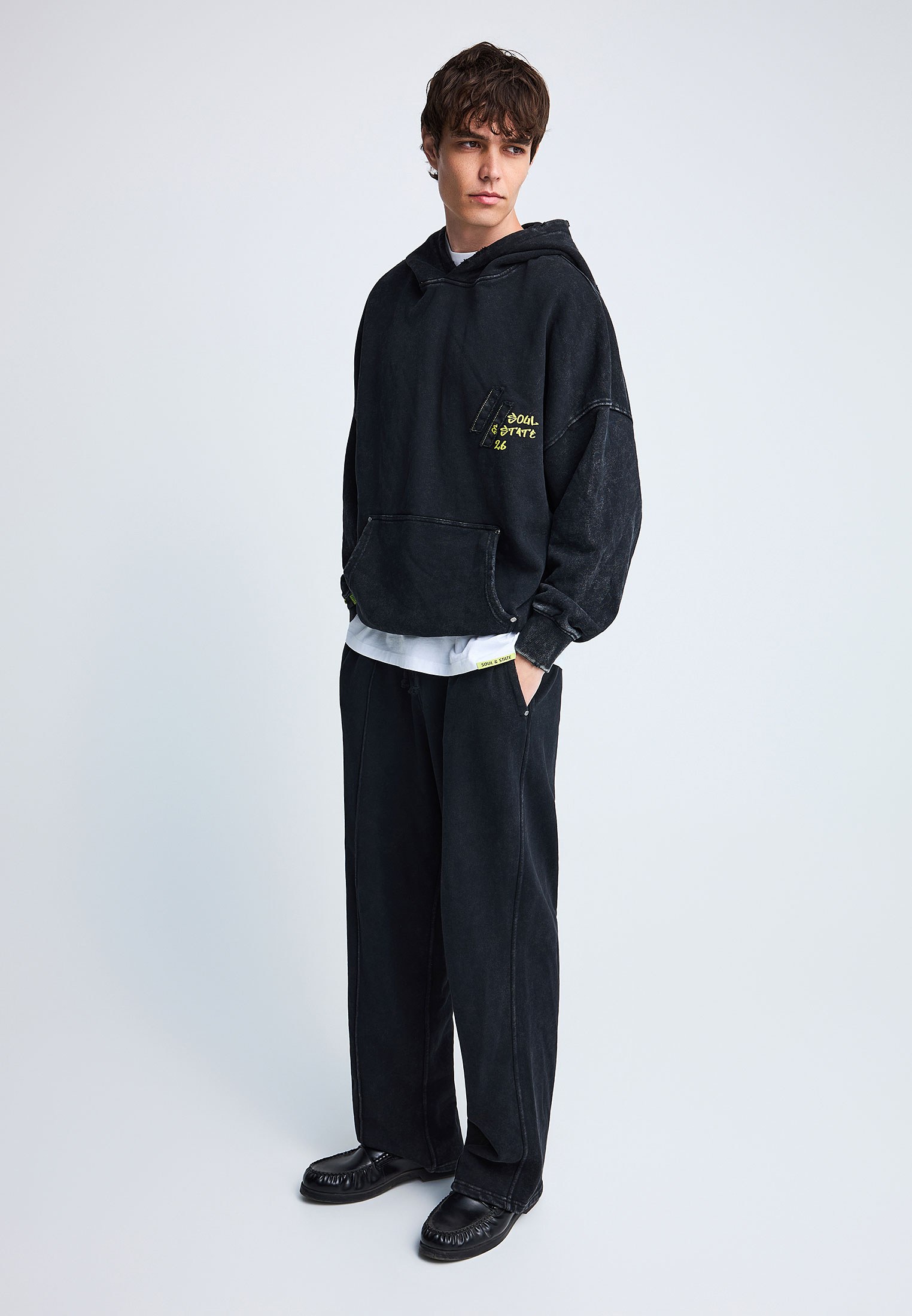 FNK.GRWN oversized φούτερ με κουκούλα Soul & State //26