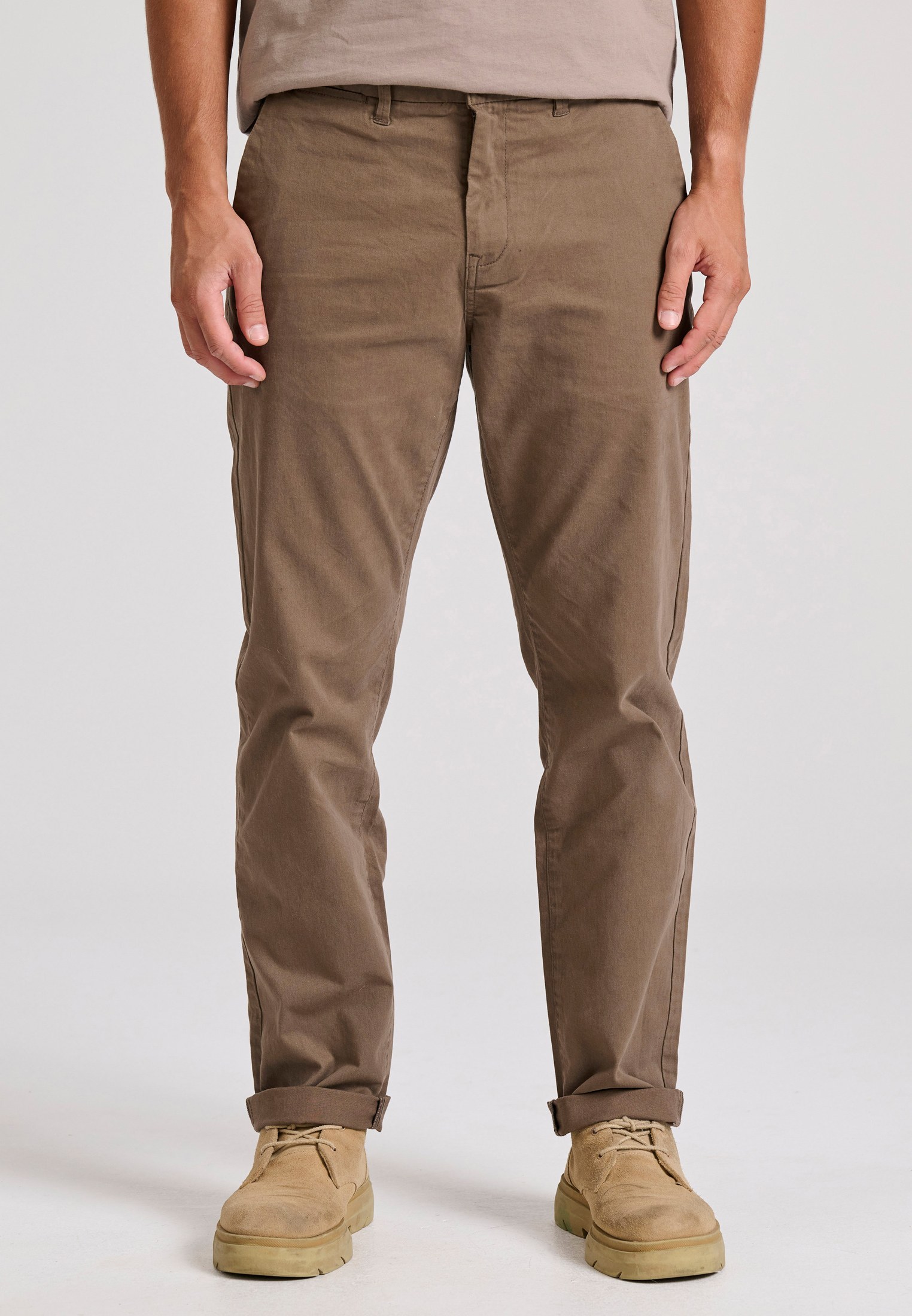 Straight fit chino παντελόνι