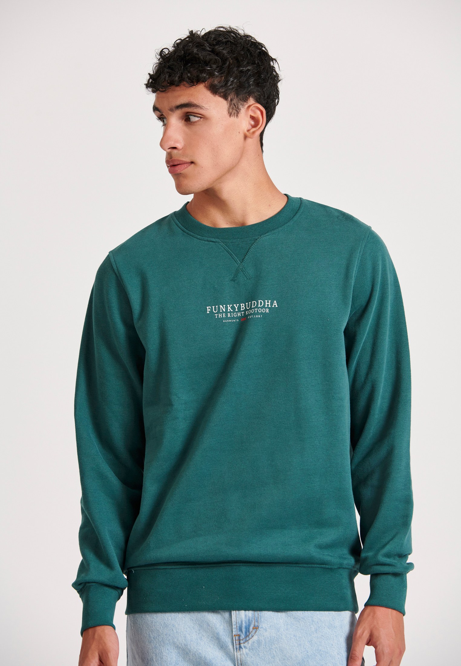 Ανδρικό φούτερ με τυπωμένο λογότυπο