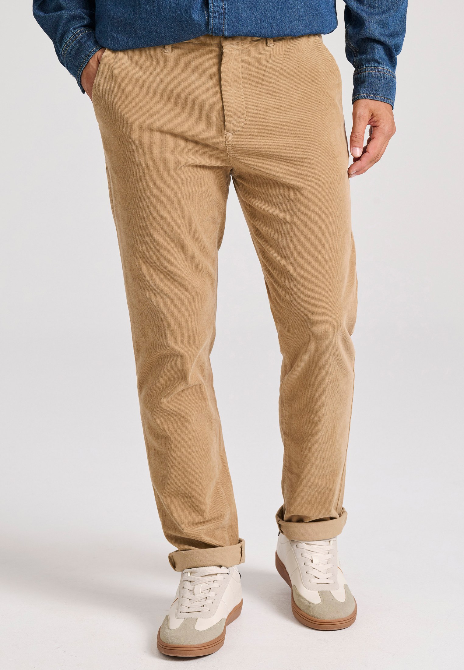 Ανδρικό κοτλέ chino παντελόνι