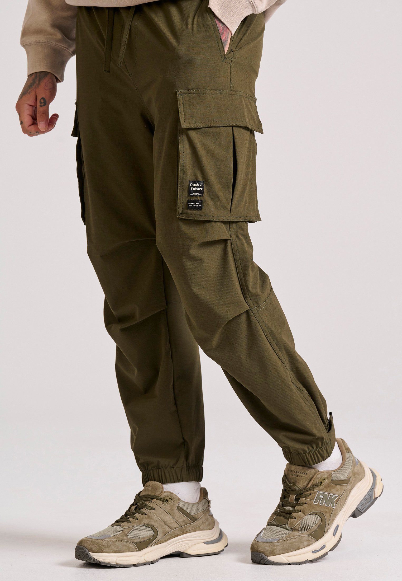 Relaxed fit jogger cargo παντελόνι