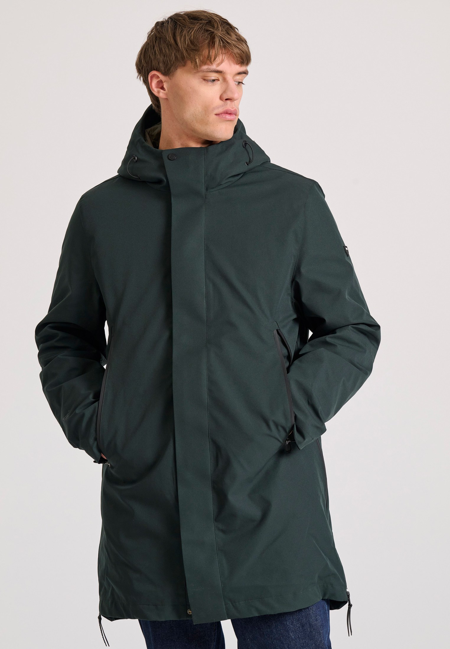 Παρκά με εσωτερικό αποσπώμενο καπιτονέ μπουφάν