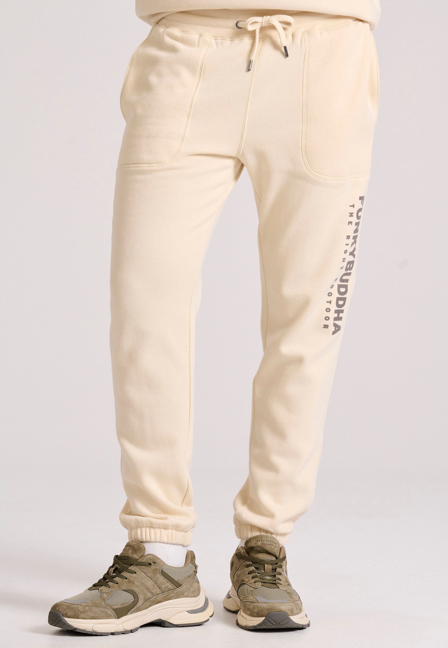 Παντελόνι φόρμας με branded flock τύπωμα