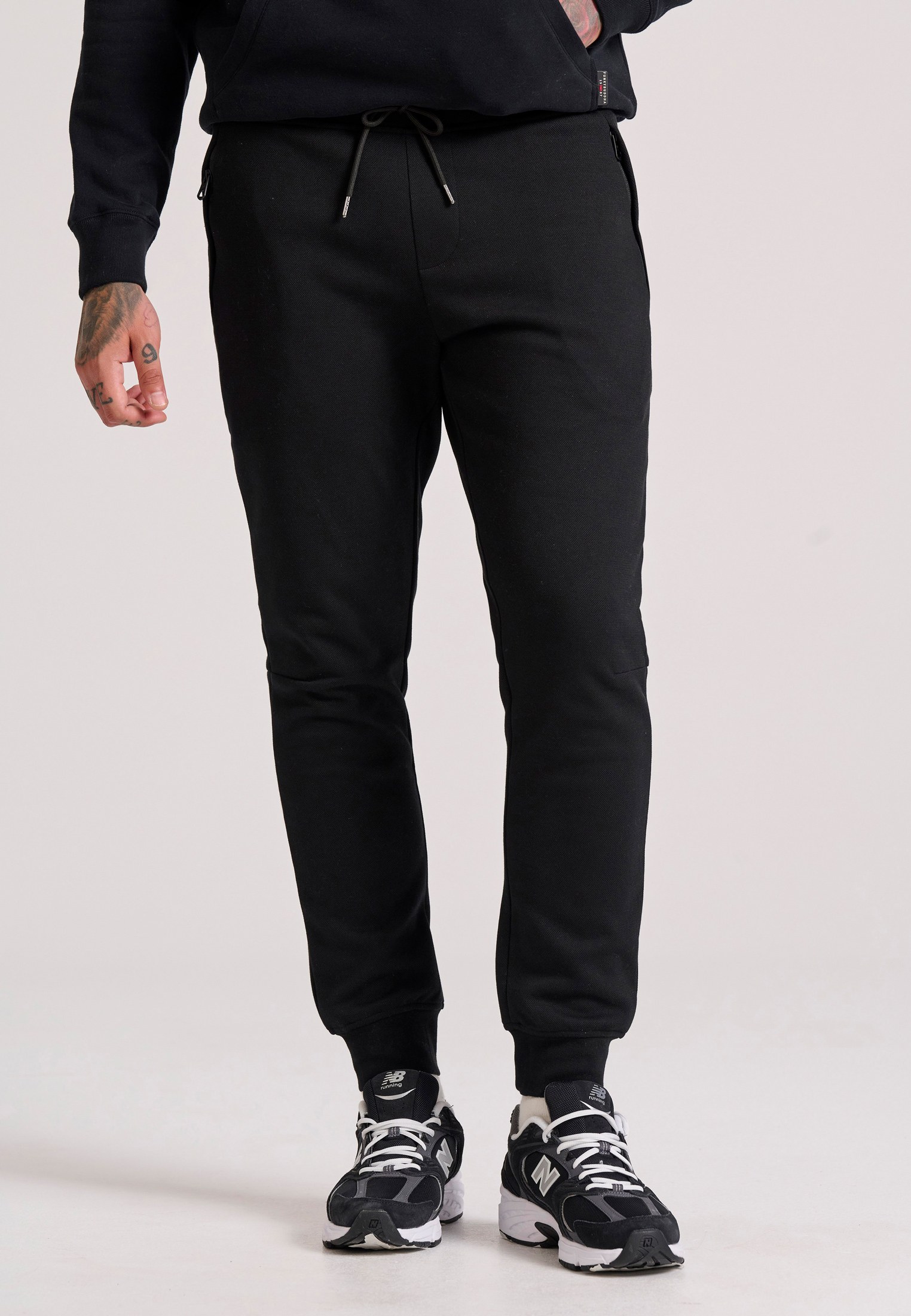 Παντελόνι φόρμας σε πικέ ύφασμα με λάστιχο