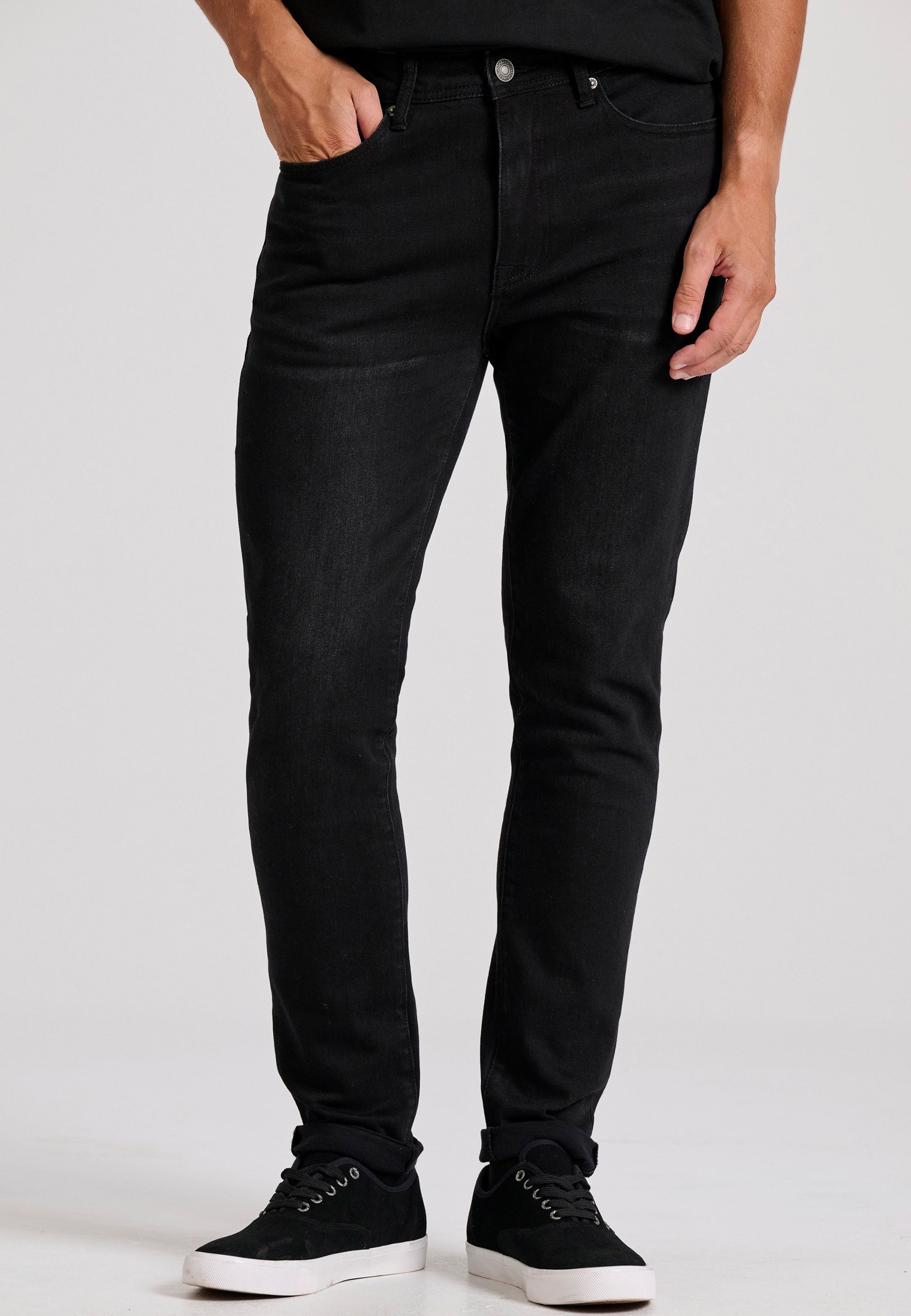 Slim fit τζιν παντελόνι με whisker details
