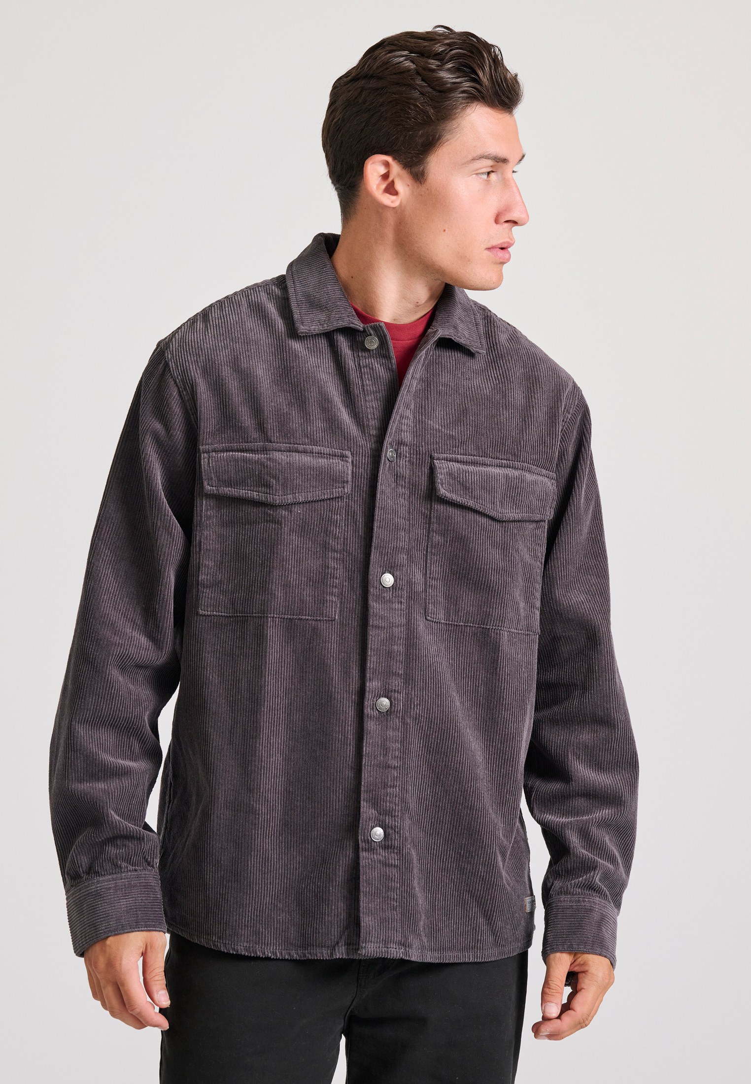 Overshirt casual κοτλέ πουκάμισο