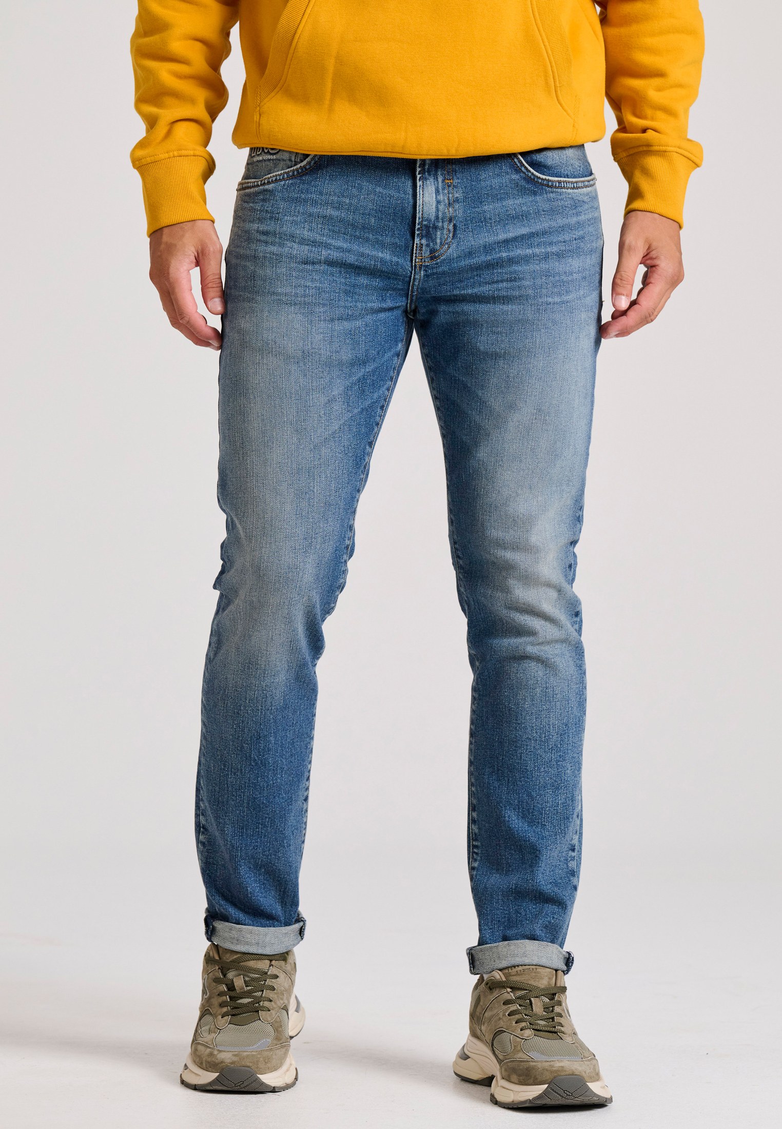 Slim fit τζιν παντελόνι με whisker details - LTB x Funky Buddha