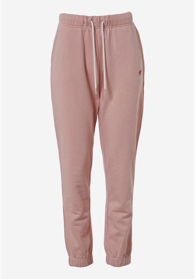 Cuffed joggers with embroidered logo