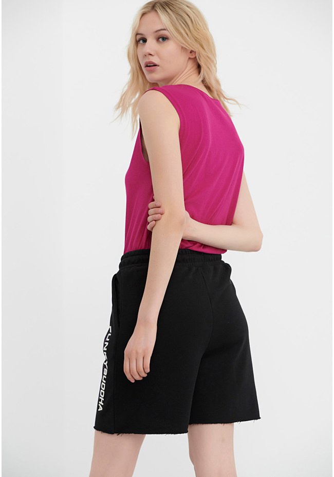 Αθλητική βερμούδα με Funky Buddha κέντημα