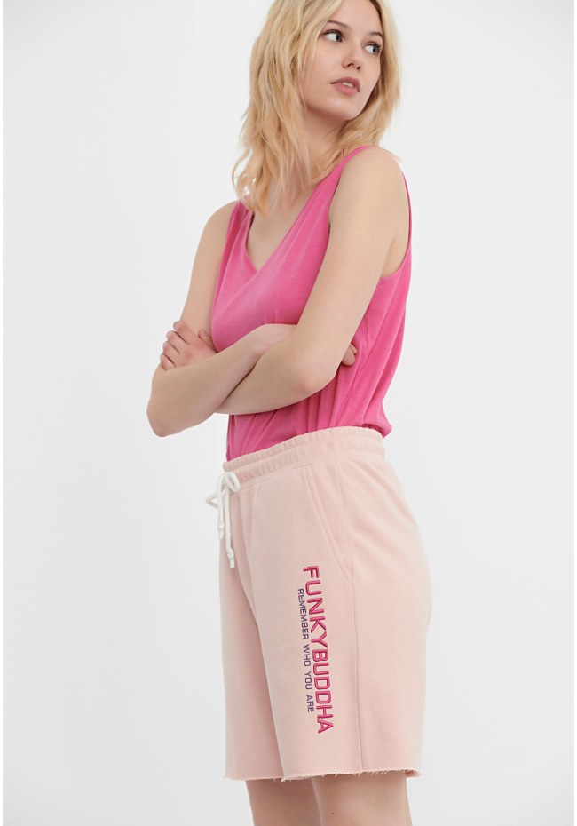 Αθλητική βερμούδα με Funky Buddha κέντημα