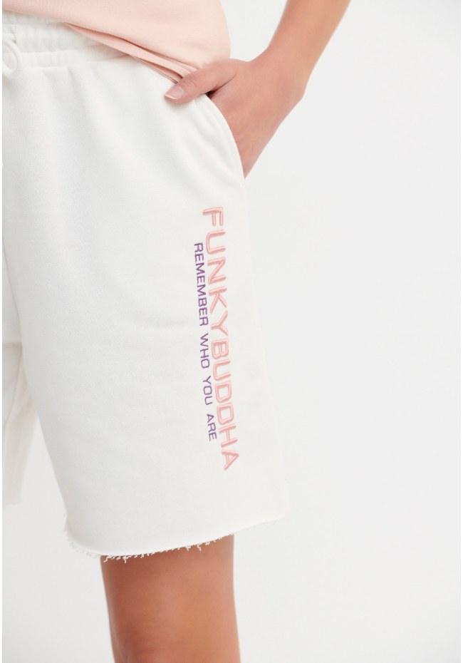 Αθλητική βερμούδα με Funky Buddha κέντημα