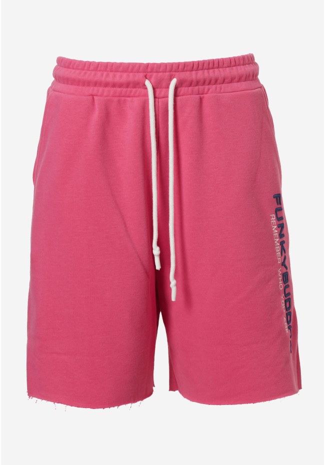 Αθλητική βερμούδα με Funky Buddha κέντημα