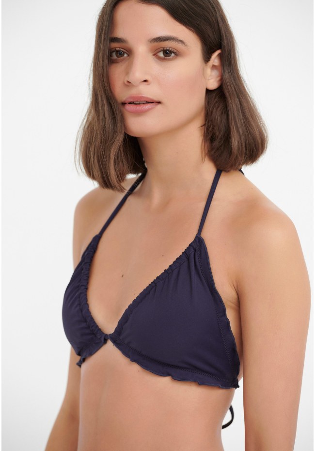 Μπικίνι τοπ με βολάν