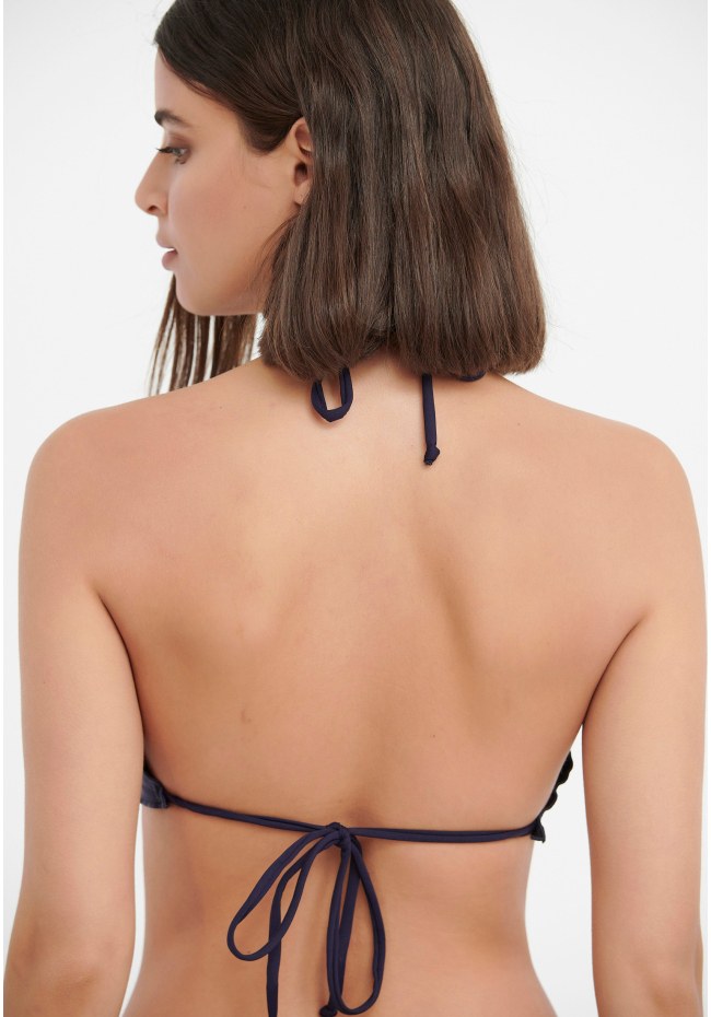 Μπικίνι τοπ με βολάν