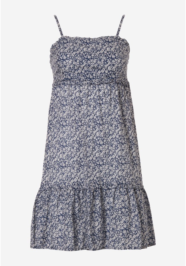All over printed mini dress