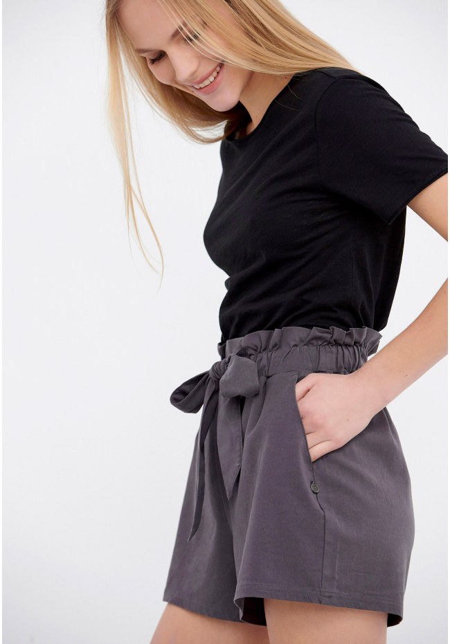 Lyocell blend fashion shorts