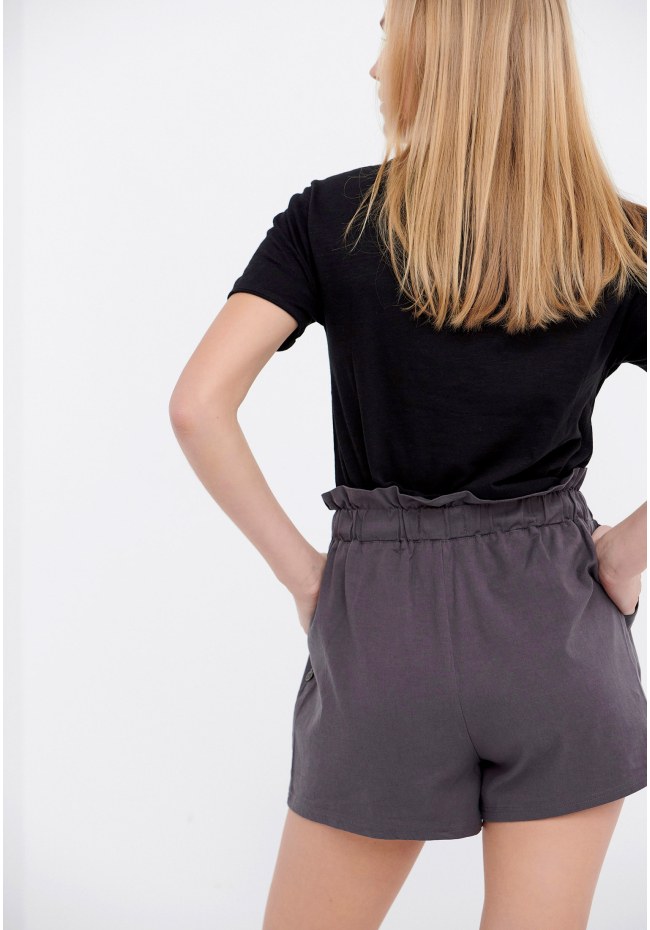 Lyocell blend fashion shorts