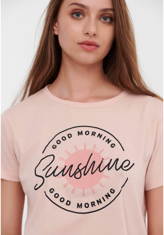 Crew neck printed t-shirt