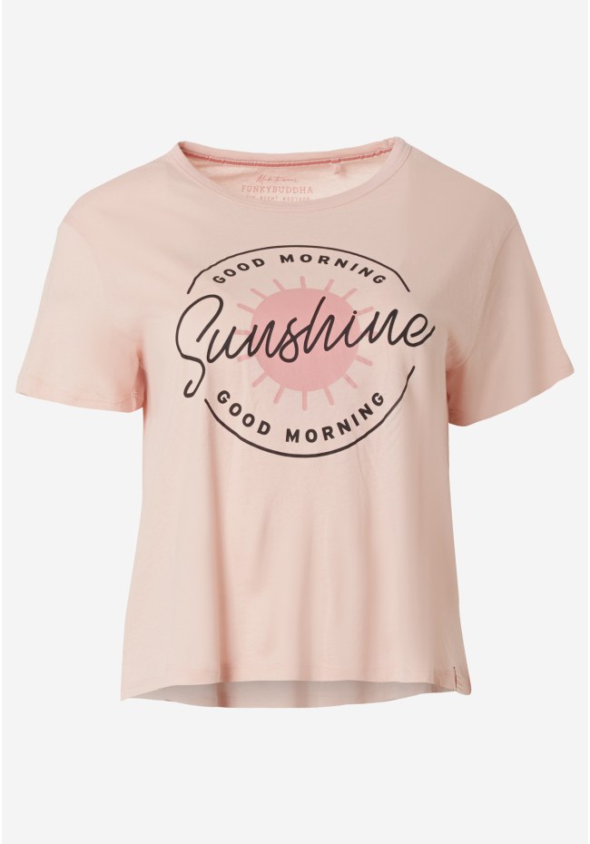 Crew neck printed t-shirt