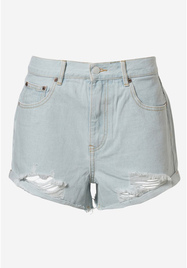 Boyfriend fit τζιν σορτς