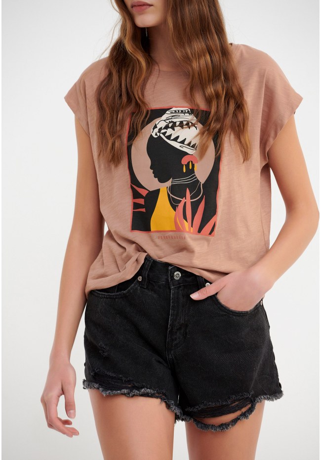 Women's denim shorts