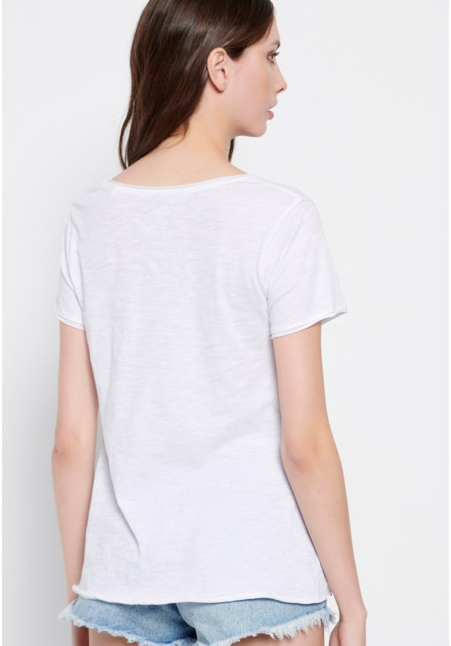 Essential t-shirt με V λαιμόκοψη