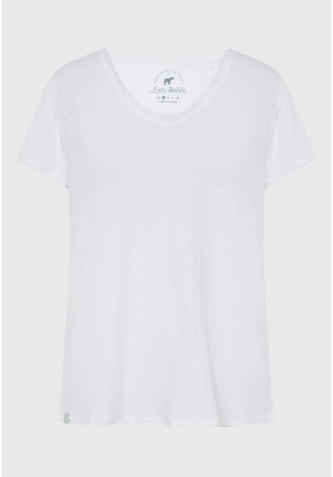 Essential t-shirt με V λαιμόκοψη