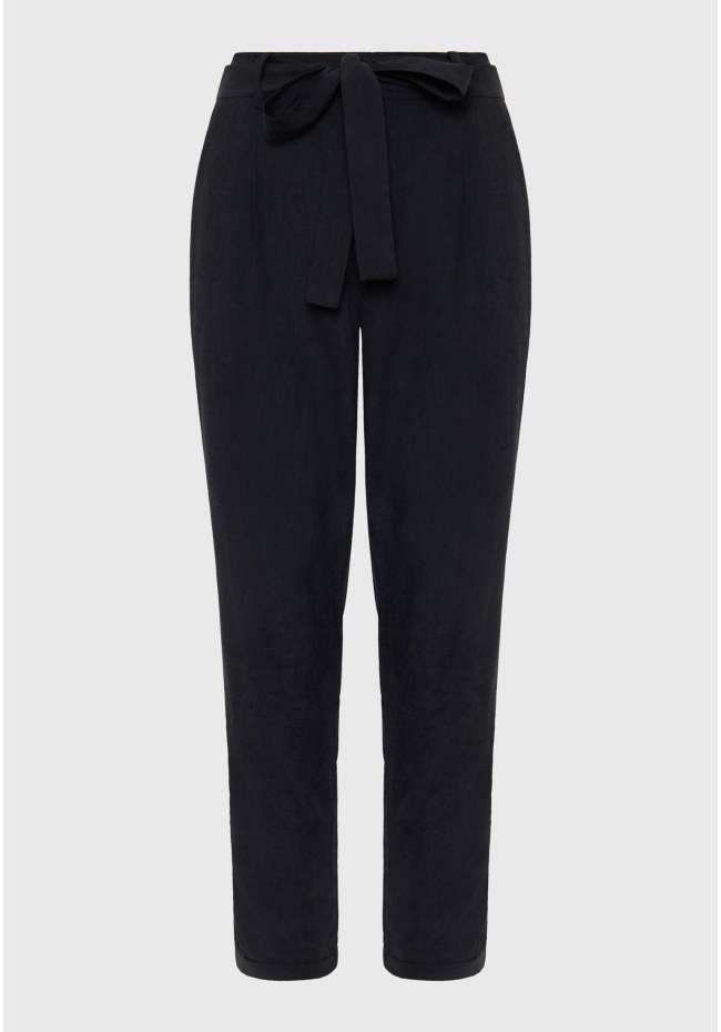 Peg leg παντελόνι με ελαστική μέση και ζώνη