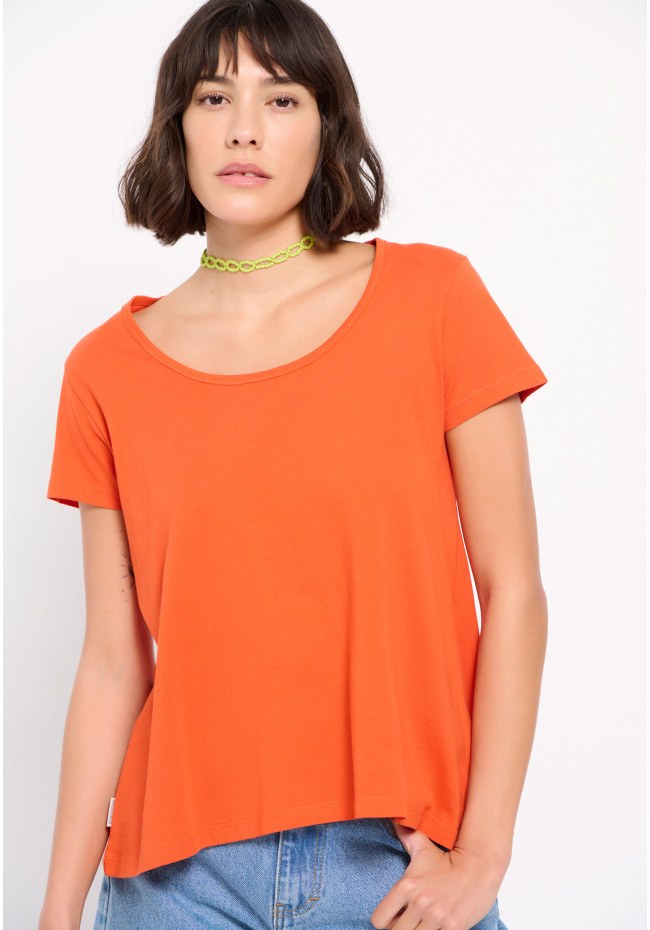 Organic cotton plain t-shirt