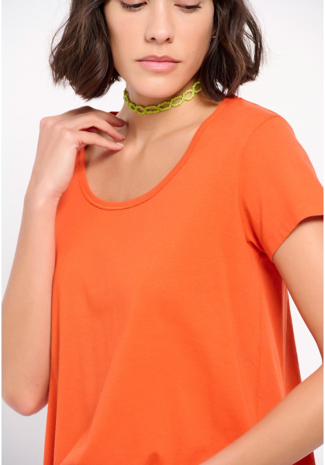 Organic cotton plain t-shirt