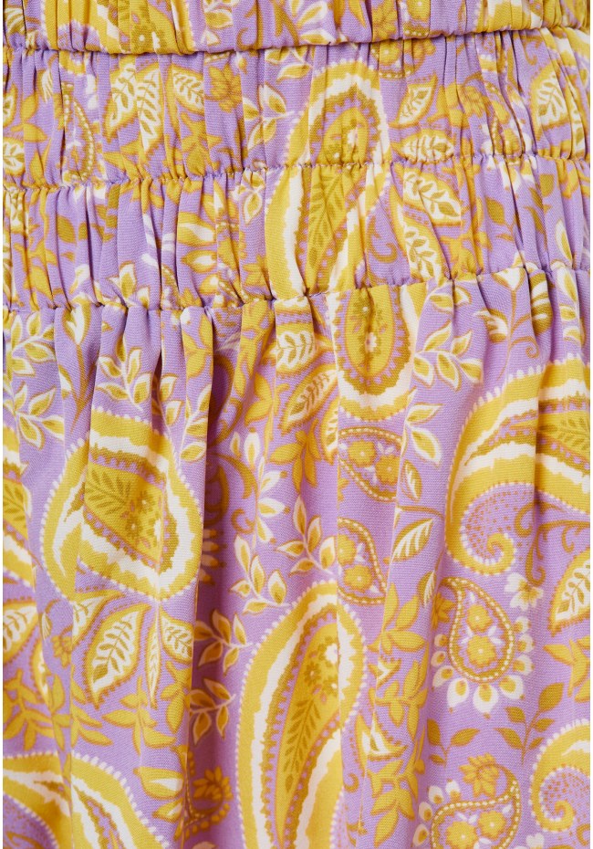 Loose fit εμπριμέ παντελόνα