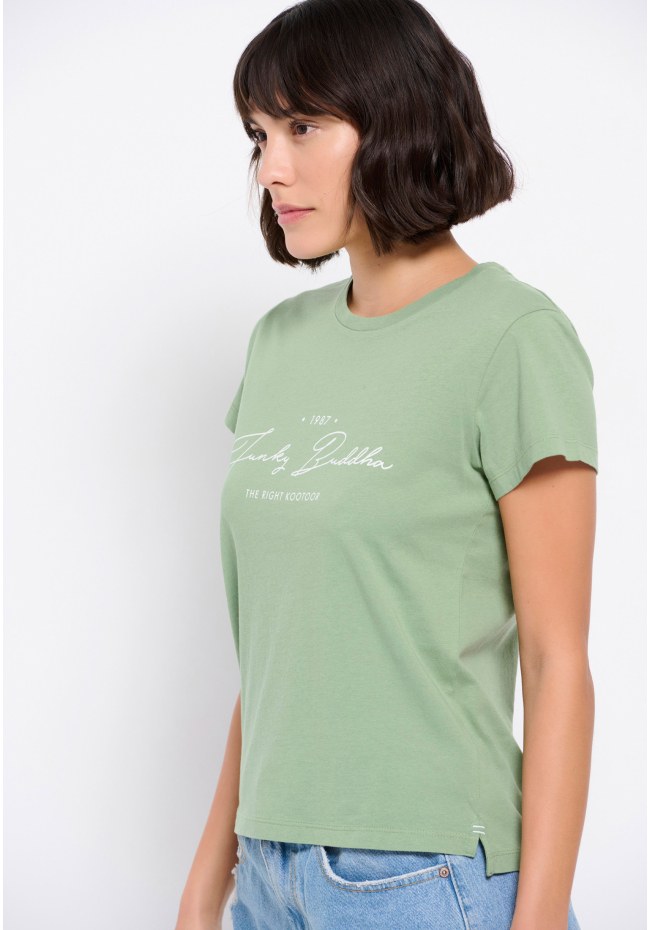 T-shirt από οργανικό βαμβάκι με τύπωμα