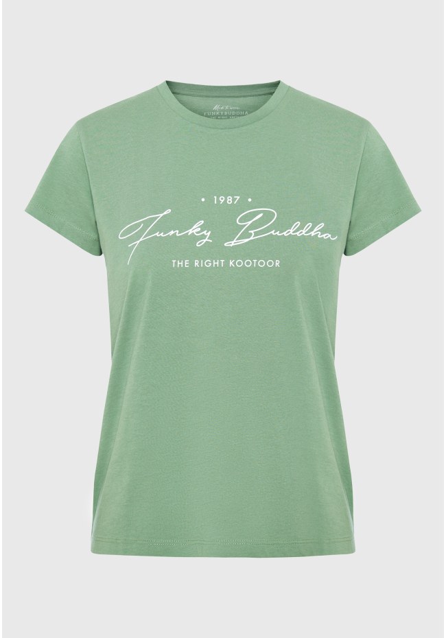 T-shirt από οργανικό βαμβάκι με τύπωμα