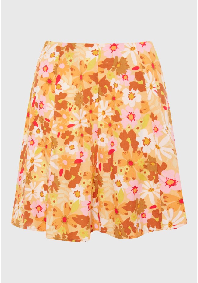 Εμπριμέ σορτς με φλοράλ τύπωμα