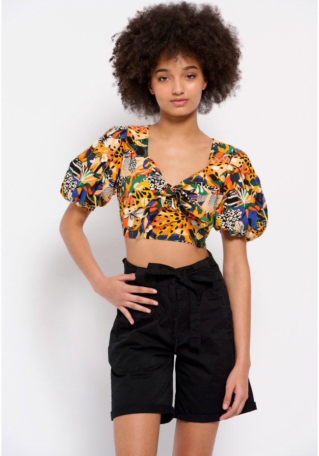 High rise women's shorts
