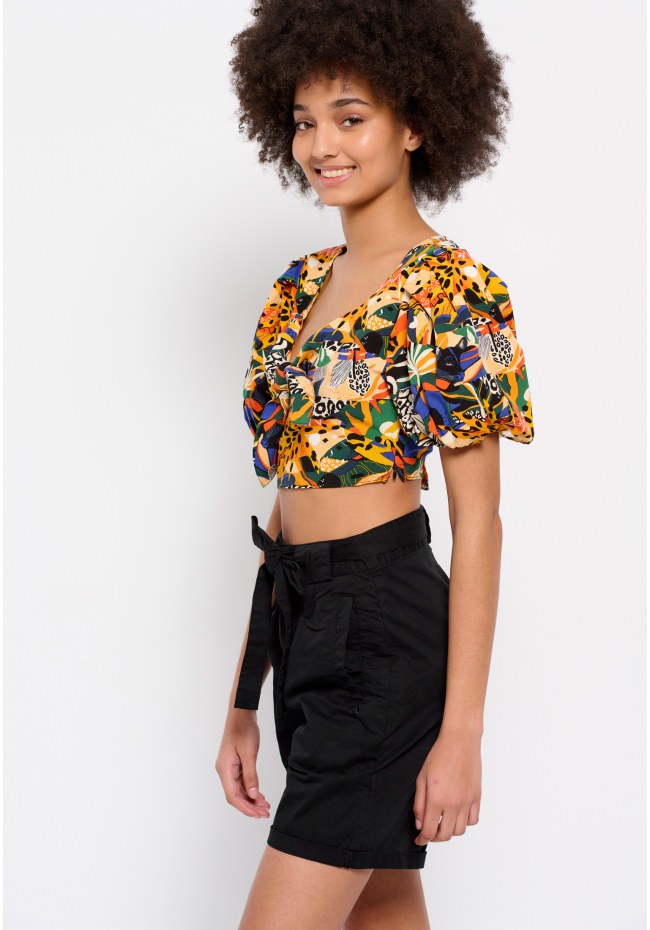 High rise women's shorts