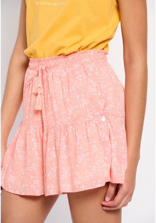 All over floral printed shorts