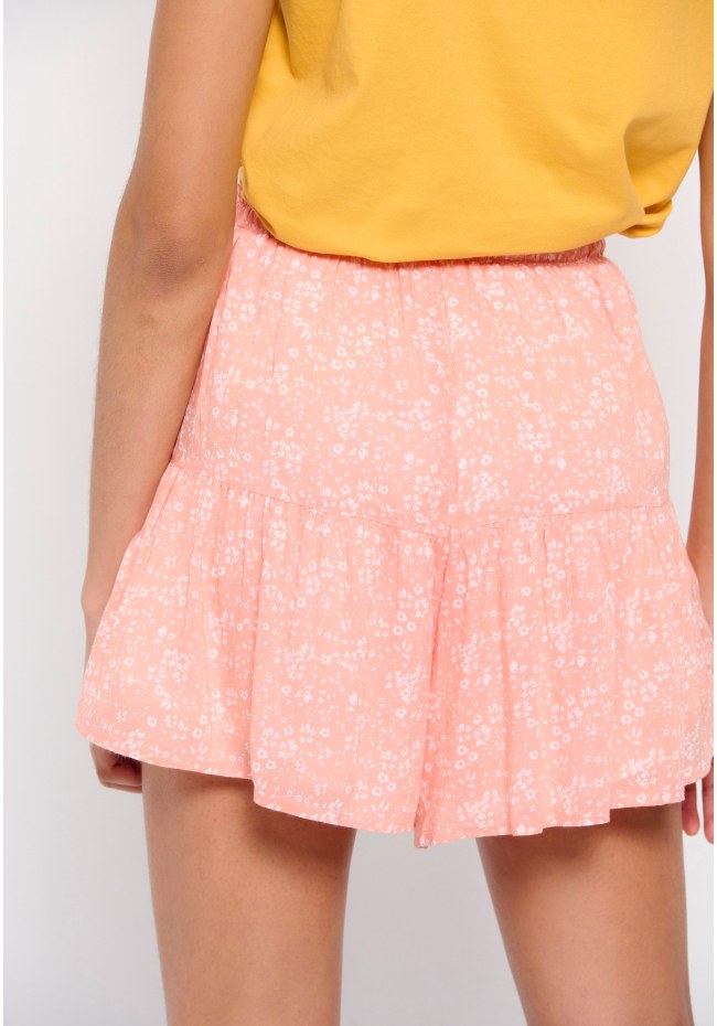 All over floral printed shorts