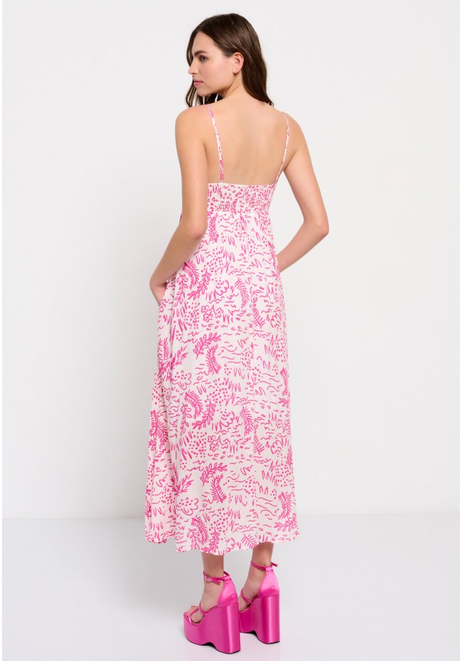 All over printed maxi dress