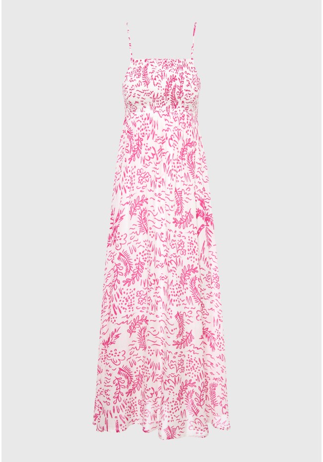 All over printed maxi dress