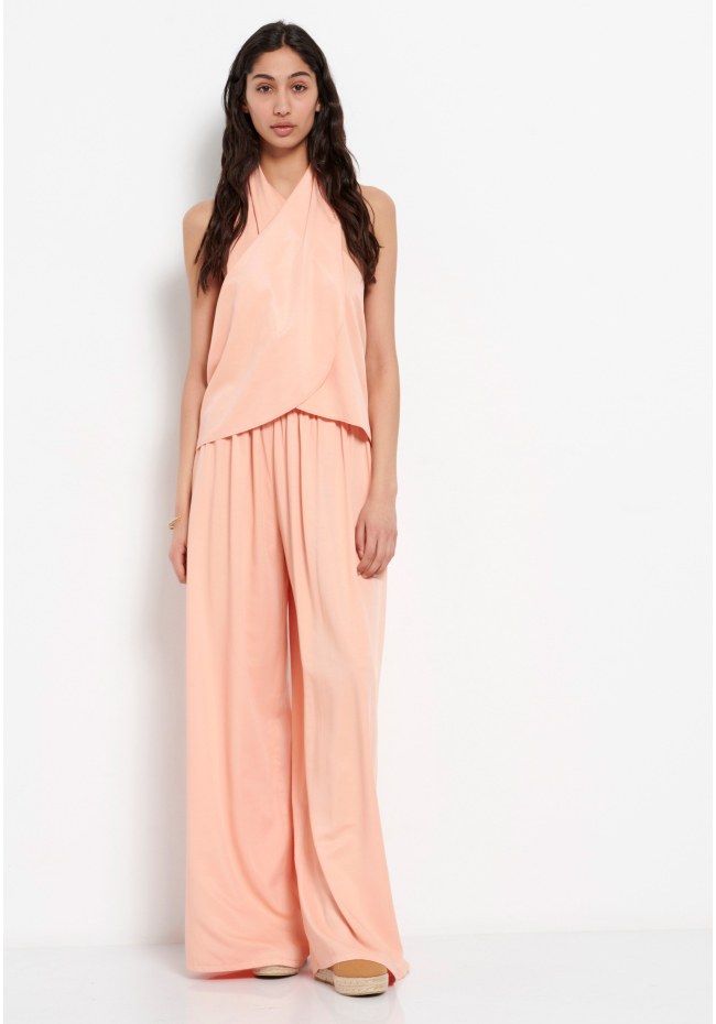 Halter neck top από βισκόζη