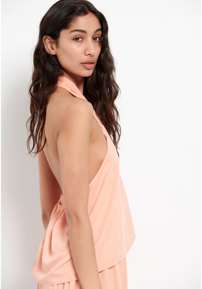 Halter neck top από βισκόζη