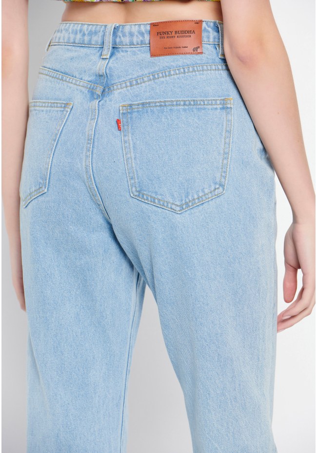 Moms fit τζιν παντελόνι