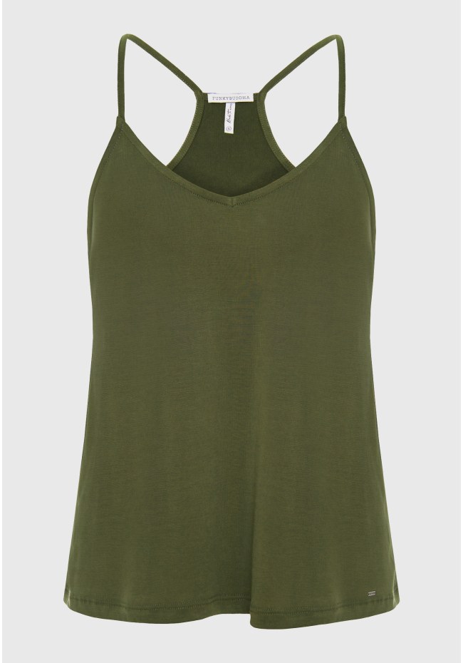 Spaghetti strap plain top