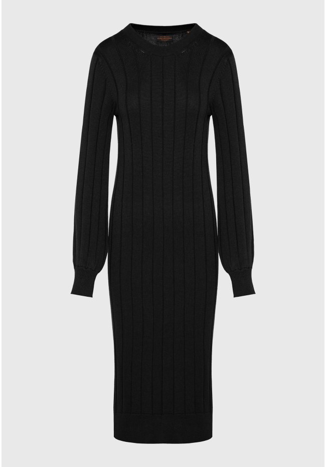 Knitted midi dress