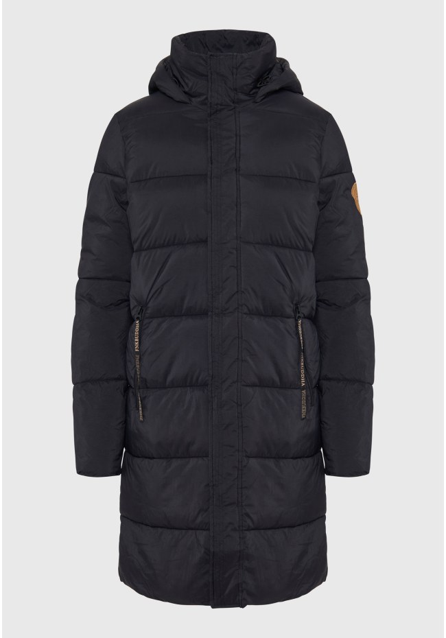 Relaxed fit women's puffer jacket