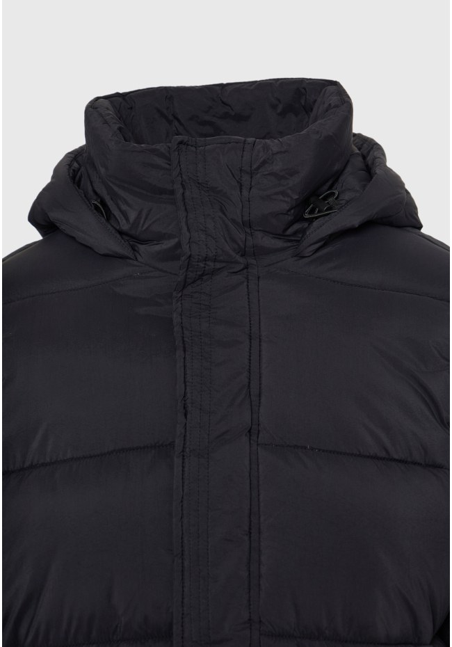 Relaxed fit women's puffer jacket