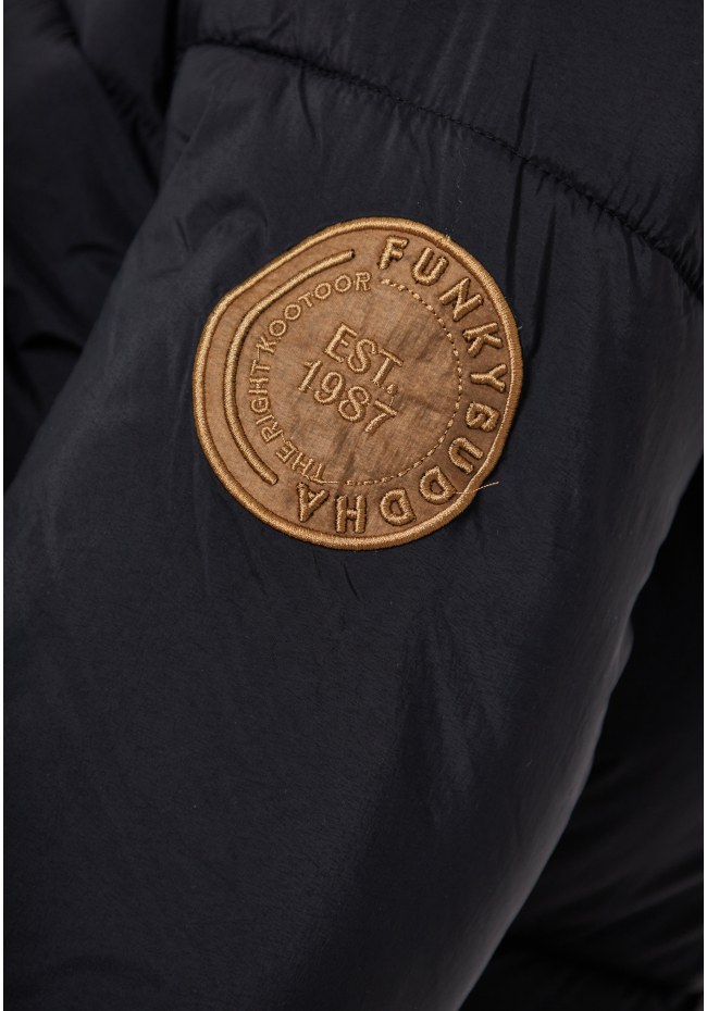 Relaxed fit women's puffer jacket